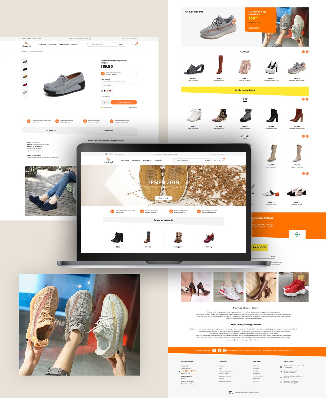 Szablon graficzny sklepu alladies.pl