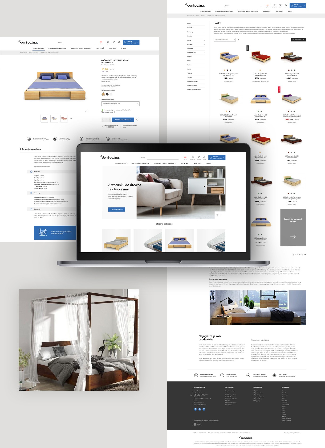 Szablon graficzny sklepu domirodzina.pl