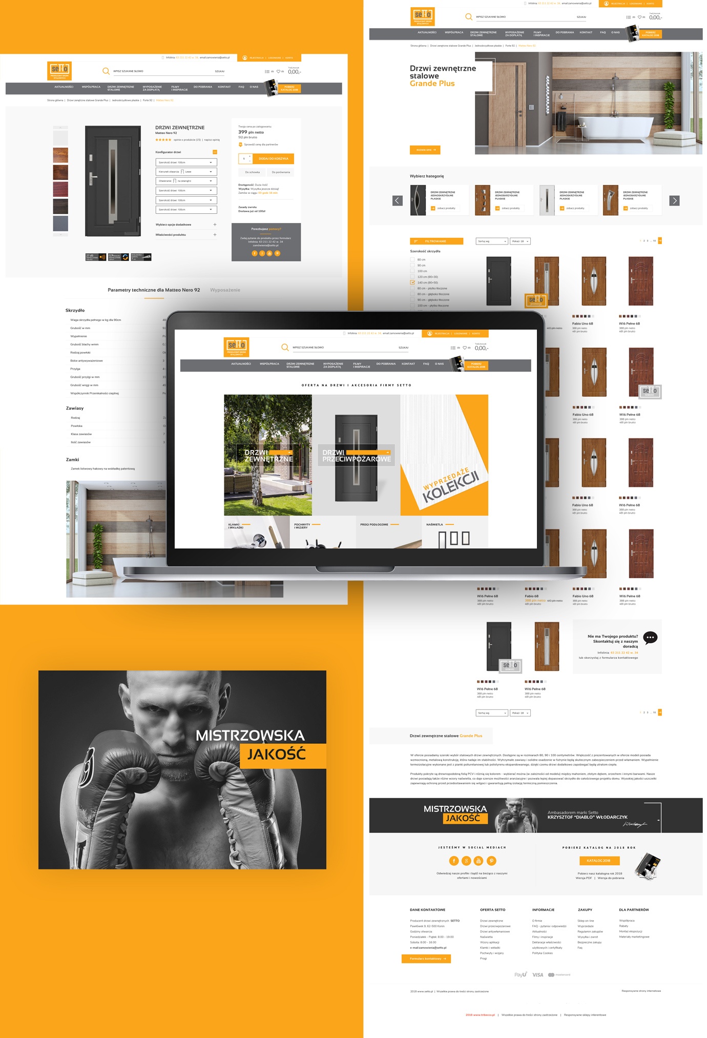 Szablon graficzny sklepu setto.pl