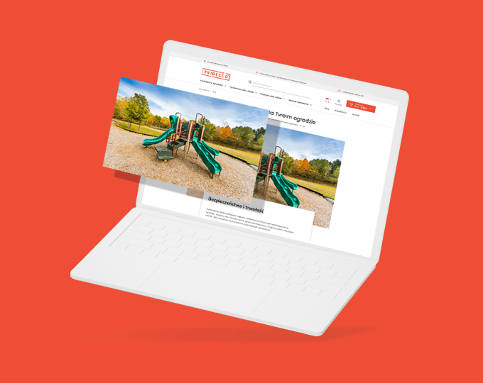 Laptop z grafiką sklepu prestashop