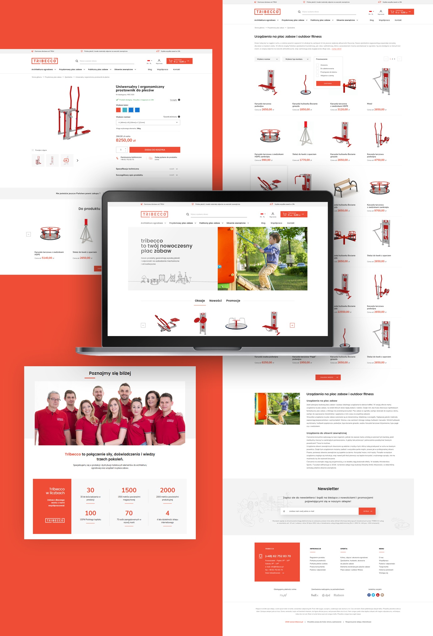 Szablon graficzny sklepu tribecco.pl