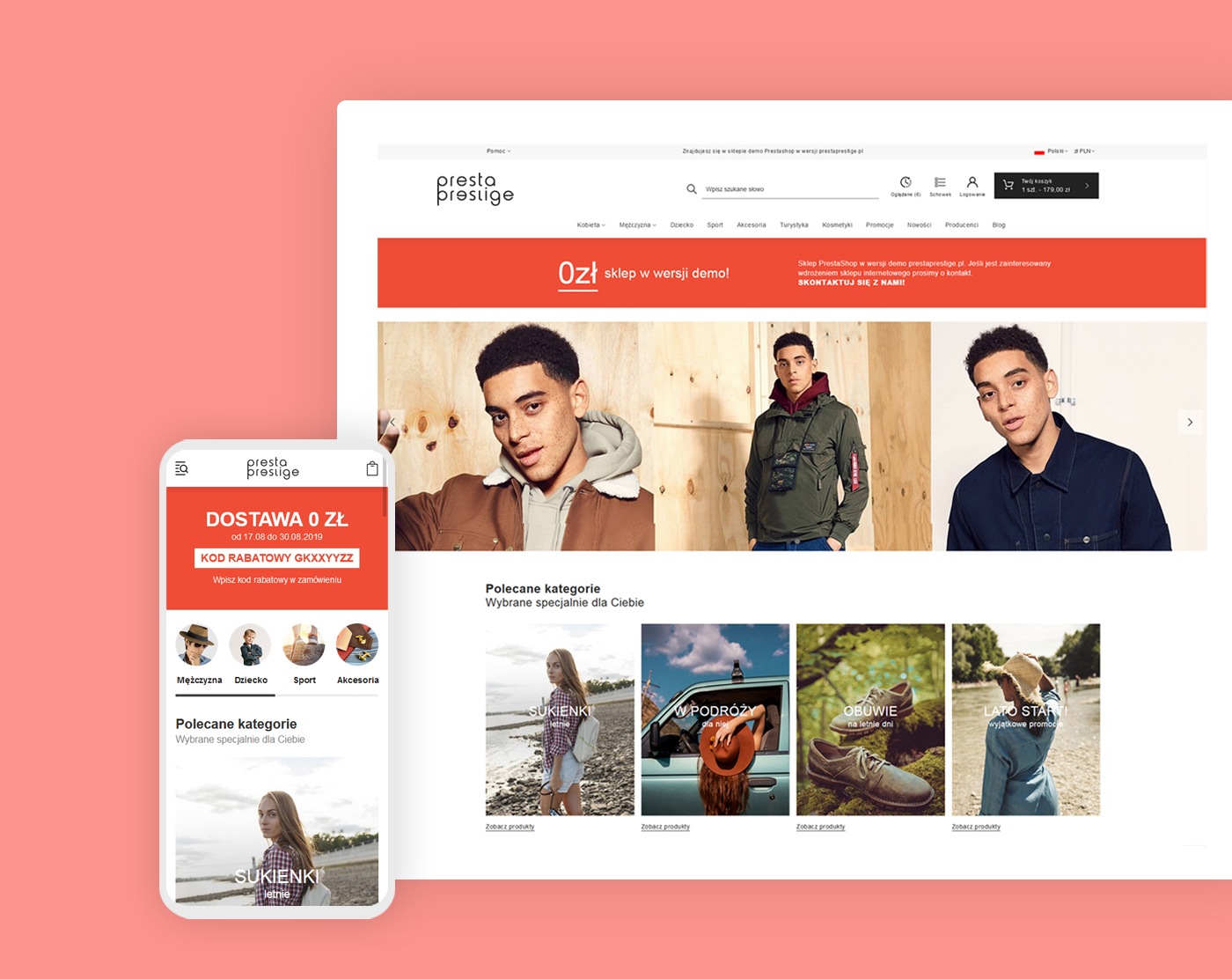 Prezentacja sklepu Presta Shop